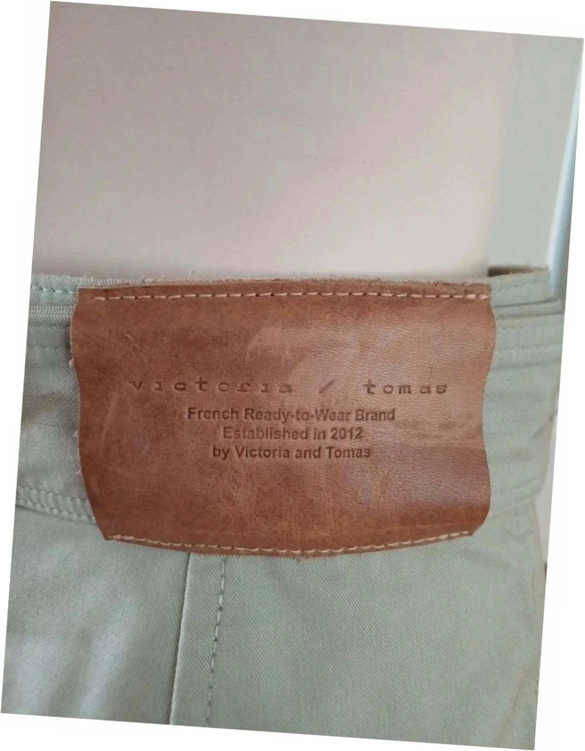 Pieza de diseñador Minifalda VictoriaTomas Estilo Cargo Safari talla 36) – photo 7